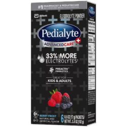 Bột điện giải Pedialyte Advanced Care Plus Berry Frost 17g x 6 gói 7 bot dien giai pedialyte advanced care plus berry frost 17g x 6 goi kb