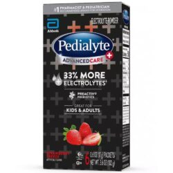 Bột điện giải Pedialyte Advanced Care Plus Strawberry Freeze 17g x 6 gói 8 bot dien giai pedialyte advanced care plus strawberry freeze 17g x 6 goi kb