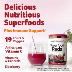 Bột rau củ quả đỏ Purely Inspired Superfood Reds With Beetroot 332g 9 bot rau cu qua do purely inspired superfood reds with beetroot 332g kd