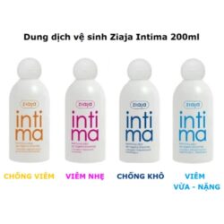 Dung dịch vệ sinh phụ nữ Ziaja Intima 200ml (Xanh nhạt) 6 dung dich ve sinh phu nu ziaja intima 200ml hong kb