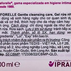 dung dich ve sinh saforelle soin lavant doux gentle cleansing care 100ml krh