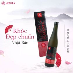 Nước uống nhau thai Hebora Placenta Beauty Drink 500ml 10 nuoc uong nhau thai hebora placenta beauty drink 500ml ka
