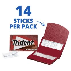 Sing gum Mỹ không đường Trident Cinnamon 14 Sticks x1 Packs (1 vỉ Vị quế) 9 sing gum my khong duong trident cinnamon 14 sticks x1 packs 1 vi vi que kd
