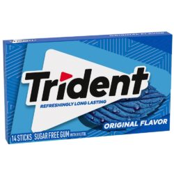 Sing gum Mỹ không đường Trident Original 14 Sticks x1 Packs (1 vỉ) 4 sing gum my khong duong trident original 14 sticks x1 packs 1 vi ka