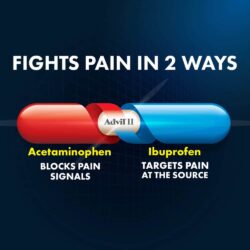 Viên uống Advil Dual Action Acetaminophen 250mg Ibuprofen 125mg 144 Caplets 7 vien uong advil dual action acetaminophen 250mg ibuprofen 125mg 144 caplets ka