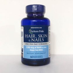 Viên uống đẹp da tóc móng Puritan’s Pride Hair Skin Nails 60 Softgels 8 vien uong dep da toc mong puritans pride hair skin nails 60 softgels ka