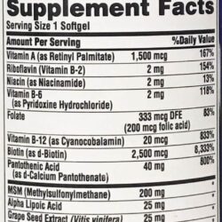 Viên uống đẹp da tóc móng Puritan’s Pride Hair Skin Nails 60 Softgels 12 vien uong dep da toc mong puritans pride hair skin nails 60 softgels ke