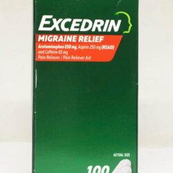 Viên uống hỗ trợ chứng đau nửa đầu Excedrin Migraine 100 viên 10 vien uong ho tro chung dau nua dau excedrin migraine 100 vien 020125 kb