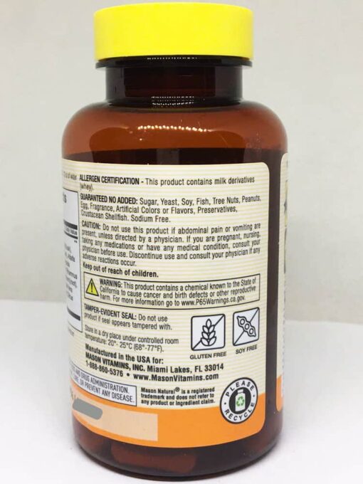 vien uong ho tro dai trang mason natural colon cleanser 100 capsules 310824 kc