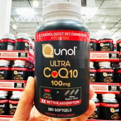 bo sung coq10 cho tim qunol ultra coq10 100mg 180 softgels 160124 ka