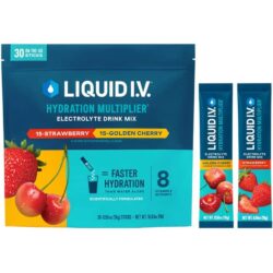 Bột điện giải Liquid I.V. Hydration Multiplier 30 gói (Strawberry & Golden Cherry) 7 bot dien giai liquid i v hydration multiplier 30 goi golden cherry strawberry 250724 kb 1