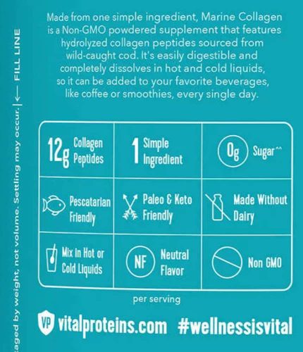 collagen thuy phan tu ca vital proteins marine collagen 413g ke