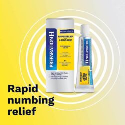 kem boi tri preparation h rapid relief with lidocaine hemorrhoidal cream 28g ka