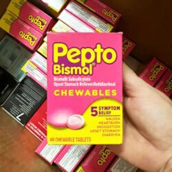 Kẹo ngậm hỗ trợ dạ dày Pepto Bismol vị Original 48 viên 4 keo ngam ho tro da day pepto bismol vi original 48 vien ka