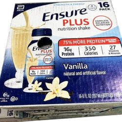 sua ensure plus nuoc ensure plus nutrition vanilla shake 237ml x16 ka