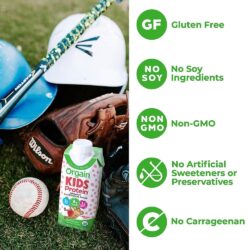 Sữa Protein cho trẻ em Orgain Kids Protein Organic Nutritional Shake Strawberry 244ml Thùng 12 Hộp 10 sua protein cho tre em orgain kids protein organic nutritional shake strawberry 244ml thung 12 hop kd