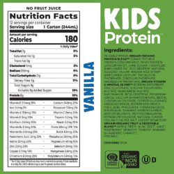 Sữa Protein cho trẻ em Orgain Kids Protein Organic Nutritional Shake Vanilla 244ml Thùng 12 Hộp 6 sua protein cho tre em orgain kids protein organic nutritional shake vanilla 244ml thung 12 hop kb