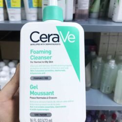 Sữa rửa mặt CeraVe dành cho da thường và da dầu CeraVe Foaming Cleanser 473ml (Pháp) 7 sua rua mat cerave danh cho da thuong va da dau cerave foaming cleanser 473ml phap ka