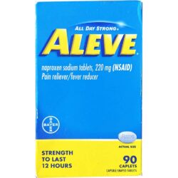 Viên uống Aleve Pain Reliever Naproxen Sodium 220mg 90 Caplets 9 vien uong aleve pain reliever naproxen sodium 220mg 90 caplets ka