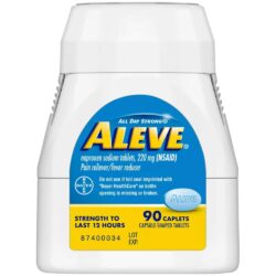 Viên uống Aleve Pain Reliever Naproxen Sodium 220mg 90 Caplets 10 vien uong aleve pain reliever naproxen sodium 220mg 90 caplets kb