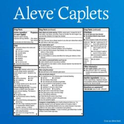 Viên uống Aleve Pain Reliever Naproxen Sodium 220mg 90 Caplets 11 vien uong aleve pain reliever naproxen sodium 220mg 90 caplets kc