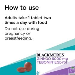 vien uong bo nao tang cuong tri nho blackmores ginkgo 6000mg tebonin egb761 30 tablets kd