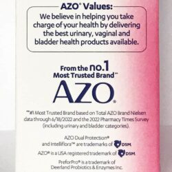 vien uong ho tro duong tiet nieu va vung kin azo dual protection urinary vaginal support 30 capsules ke