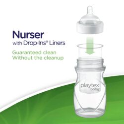 binh sua cho be so sinh playtex baby nurser disposable drop ins liners 237 296ml x3 binh kf