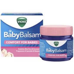 Dầu thoa ấm ngực cho trẻ Vicks Baby Balsam 50g 5 dau thoa am nguc cho tre vicks baby balsam 50g duc kb