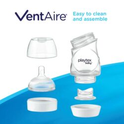 hop 3 binh sua nghieng co rong playtex baby ventaire anti colic 177ml ke