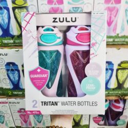 set 2 binh nuoc zulu tritan water bottles 473ml green pink ka