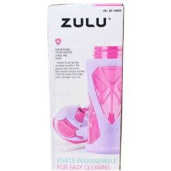 set 2 binh nuoc zulu tritan water bottles 473ml green pink kc