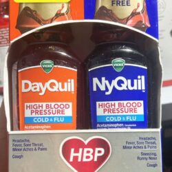 Siro cảm cho người cao huyết áp Vicks DayQuil & NyQuil High Blood Pressure (HBP) Cold & Flu 236ml x2 8 siro cam cho nguoi cao huyet ap vicks dayquil nyquil high blood pressure hbp cold flu 236ml x2 ka