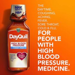 Siro cảm cho người cao huyết áp Vicks DayQuil & NyQuil High Blood Pressure (HBP) Cold & Flu 236ml x2 9 siro cam cho nguoi cao huyet ap vicks dayquil nyquil high blood pressure hbp cold flu 236ml x2 kb