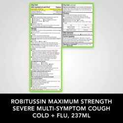 Siro cảm ho cho người lớn Robitussin Maximum Strength Severe Multi-Symptom Cough Cold + Flu CF Max 237ml 9 siro cam ho cho nguoi lon robitussin maximum strength severe multi symptom cough cold flu cf max 237ml kd