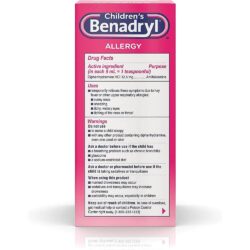 Siro chống dị ứng cho bé Children’s Benadryl Allergy Liquid Cherry 236ml 8 siro chong di ung cho be childrens benadryl allergy liquid cherry 236ml kb