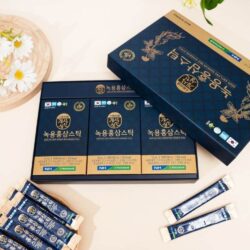 tinh chat hong sam nhung huou nonghyup deer antlers korean red ginseng stick 10ml x30 goi kb