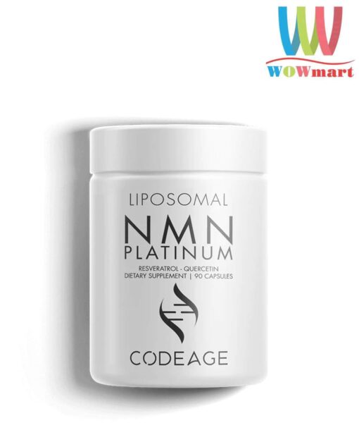 Viên uống bổ sung NMN CodeAge Liposomal NMN Platinum 90 Capsules