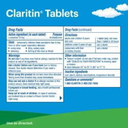 Viên uống chống dị ứng Claritin Antihistamine Non-Drowsy Loratadine 10mg 100 Tablets 9 vien uong chong di ung claritin antihistamine non drowsy loratadine 10mg 100 tablets kd