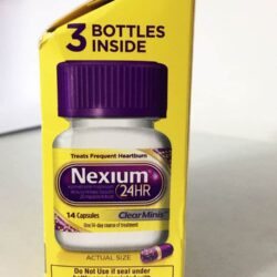 Viên uống cắt cơn đau dạ dày, ợ nóng Nexium 24hr 42 Clear Minis Capsules 12 vien uong ho tro viem loet da day hanh ta trang nexium 24hr 42 clear minis capsules 230324 ke