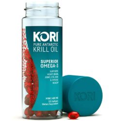 Dầu nhuyễn thể Kori Pure Antarctic Krill Oil Omega-3 400mg 120 Mini Softgels 15 dau nhuyen the kori pure antarctic krill oil omega 3 400mg 120 mini softgels kf