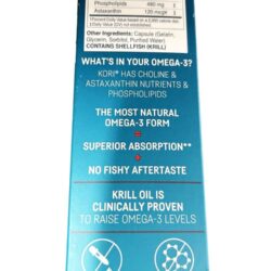 Dầu nhuyễn thể Kori Pure Antarctic Krill Oil Omega-3 400mg 120 Mini Softgels 12 dau nhuyen the kori pure antarctic krill oil omega 3 400mg 120 mini softgels kl