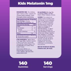 Kẹo dẻo giúp bé ngủ ngon Natrol Kids Melatonin Gummies 140 viên Vị dâu 11 keo deo giup be ngu ngon natrol kids melatonin gummies 140 vien vi dau 280324 ke