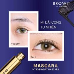 Mascara chống thấm nước Browit By NongChat My Everyday Mascara 5.5g 10 mascara chong tham nuoc browit by nongchat my everyday mascara 5 5g kd