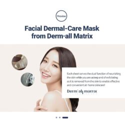 mat na derm all matrix face dermal care mask 35g x4 mieng kb