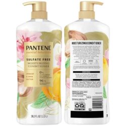 Set dầu gội và xả Pantene Essential Botanicals Sulfate Free Moisturizing Shampoo & Conditioner 1.13L (Apricot & Shea Butter) 9 set dau goi va xa pantene essential botanicals sulfate free moisturizing shampoo conditioner 1 13l apricot shea butter kc