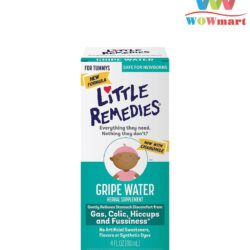 Siro giảm đầy hơi, đau bụng, nấc cụt, quấy khóc cho trẻ sơ sinh Little Remedies Gripe Water 118ml