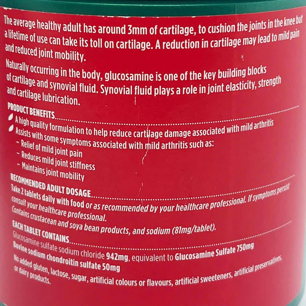 Viên uống bổ khớp Nature’s Own Glucosamine Sulfate With Chondroitin 320 Tablets 5 Viên uống bổ khớp Nature’s Own Glucosamine Sulfate With Chondroitin 320 Tablets - Ảnh 5