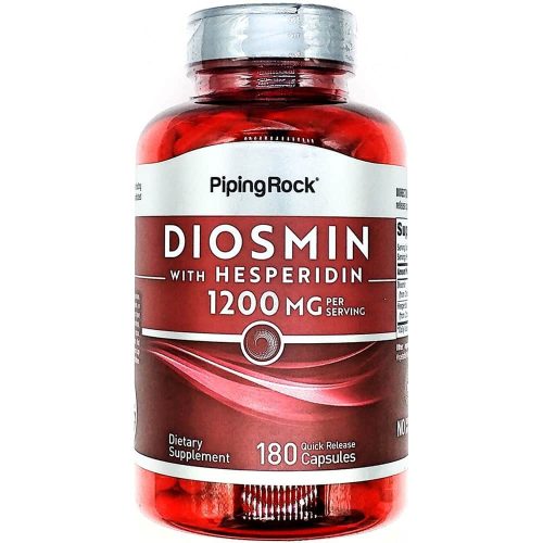 vien uong bo sung diosmin piping rock diosmin with hesperidin 1200mg 180 capsules ka