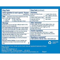 Viên uống chống dị ứng Claritin Antihistamine Non-Drowsy Loratadine 10mg 30 Liqui-Gels 6 vien uong chong di ung claritin antihistamine non drowsy loratadine 10mg 30 liqui gels ka